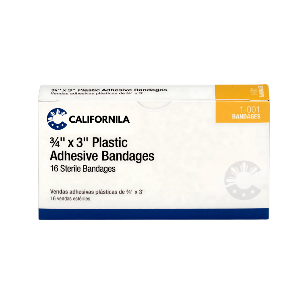 Californila Emergency Kit  Adhesive Bandages 3 x 34